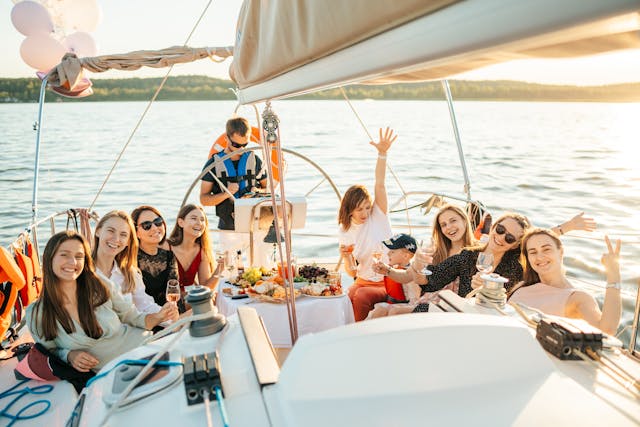 Festa di addio al nubilato in barca a Maiorca 2